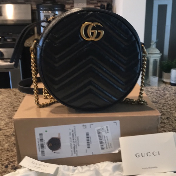 Sold on ♏️ NWT Gucci Marmont Blk - Picture 9 of 13
